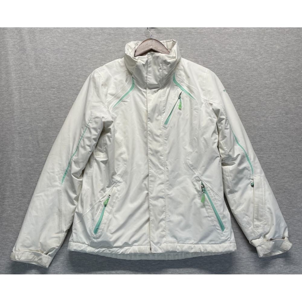 The North Face Cool-Ridge Insulated Ski Jacket Womens Medium White Piping Trim